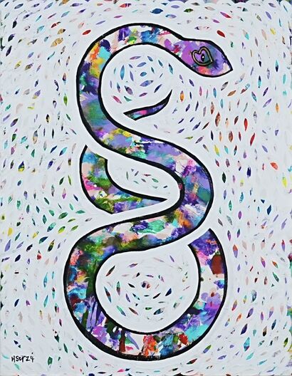 Prosperity in the Year of the Snake - a Paint Artowrk by HsunArt